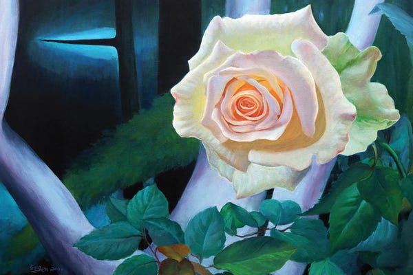 Guigen Zha: Rose And Thorns I by Guigen Zha