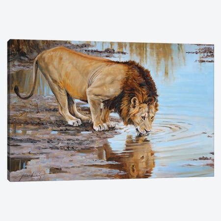 A Drink For The King Canvas Print #GHC3} by Grant Hacking Art Print