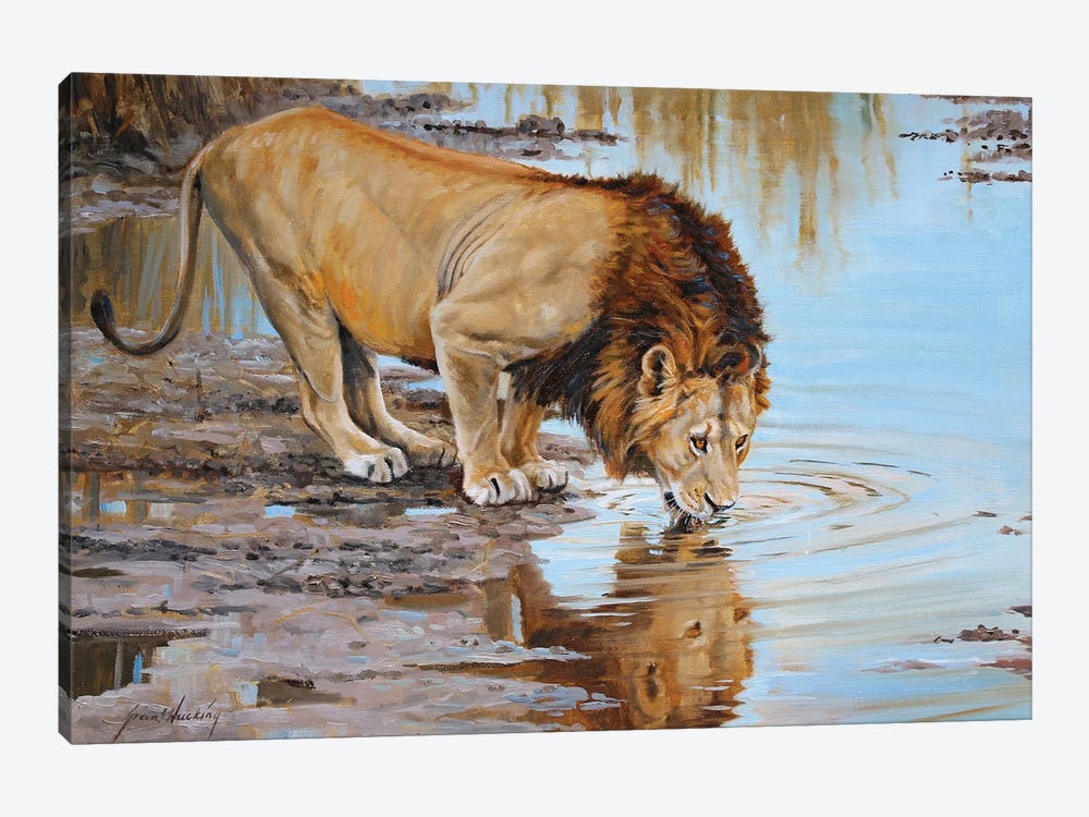 A Drink For The King by Grant Hacking 1-piece Canvas Art