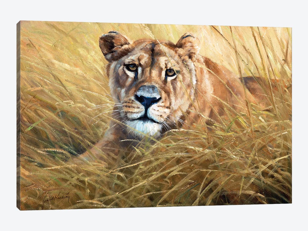 Lying In Wait by Grant Hacking 1-piece Canvas Wall Art
