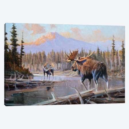 Riverlords Canvas Print #GHC87} by Grant Hacking Canvas Wall Art