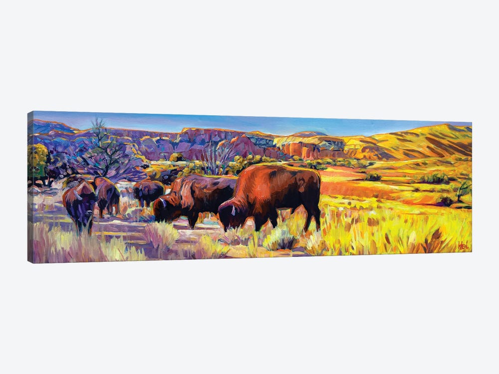 Dusk Herd by Greg Heil 1-piece Canvas Art Print