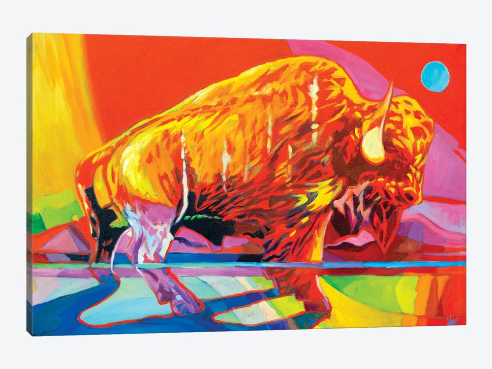 Electric Buffalo by Greg Heil 1-piece Art Print