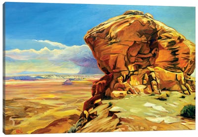 Moki Dugway Canvas Art Print - Utah Art