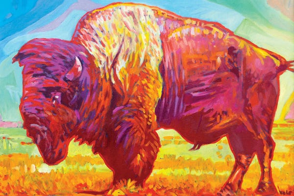Greg Heil: Red Buffalo by Greg Heil