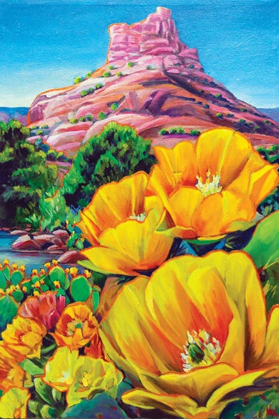 Landscapes In Bloom: Sedona Blossom by Greg Heil