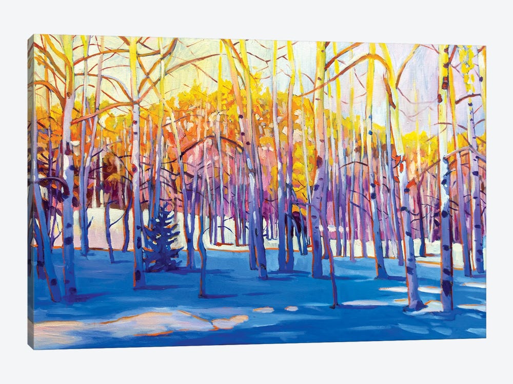 Snowy Aspens by Greg Heil 1-piece Art Print