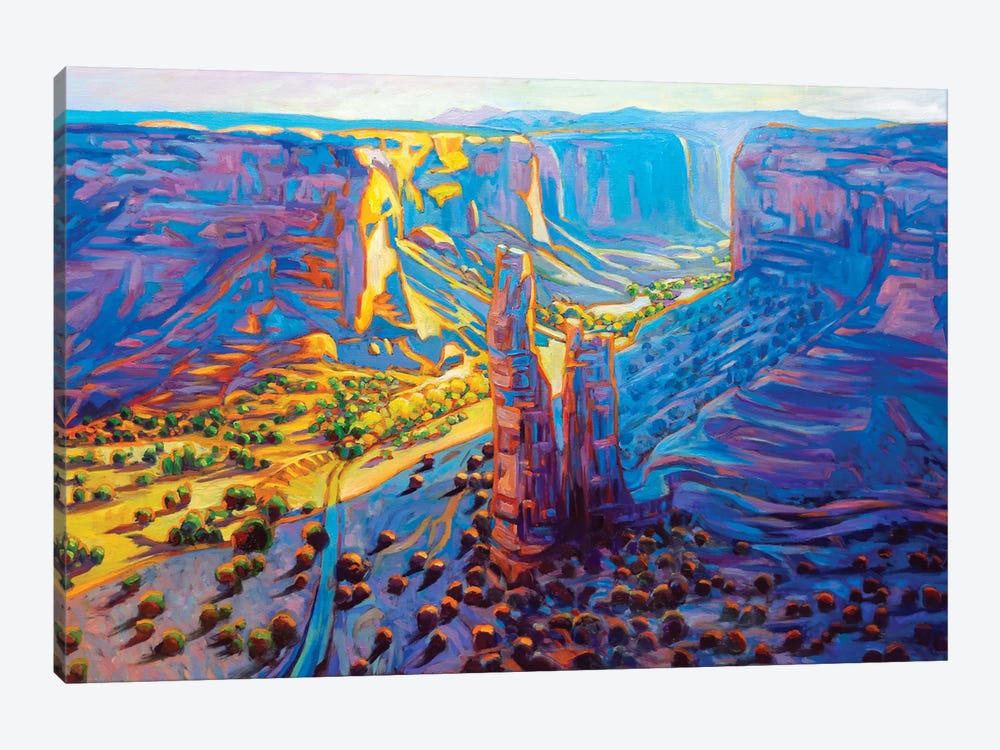 Spider Rock In Canyon De Chelly by Greg Heil 1-piece Canvas Artwork