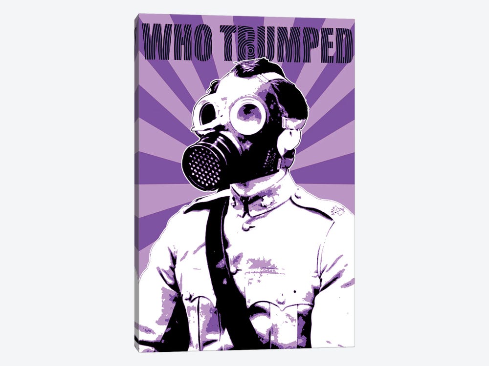 Who Trumped - Purple by Gary Hogben 1-piece Canvas Artwork