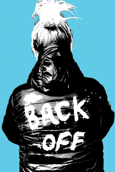 Gary Hogben: Back Off - Blue by Gary Hogben