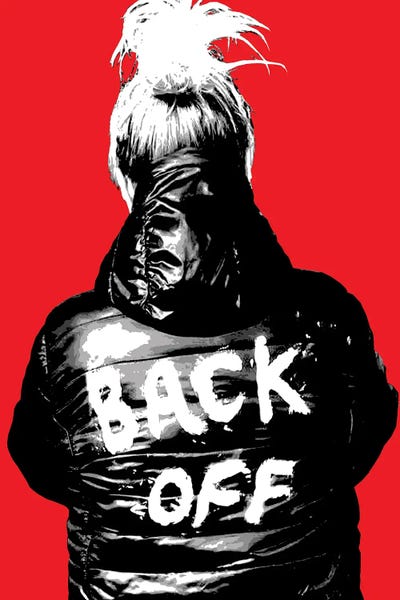 Gary Hogben: Back Off - Red by Gary Hogben