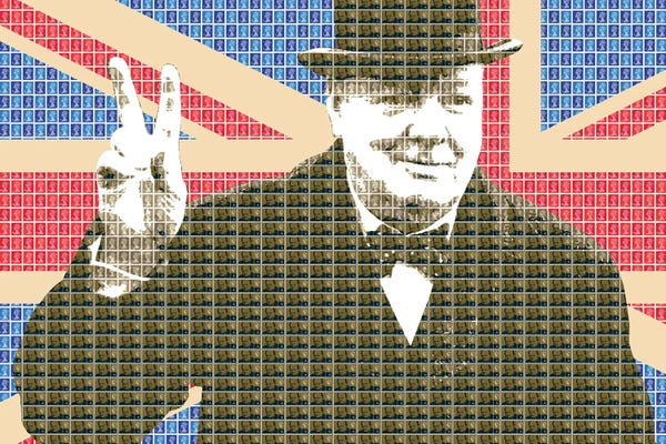 Gary Hogben: Churchill Victory Union Jack by Gary Hogben