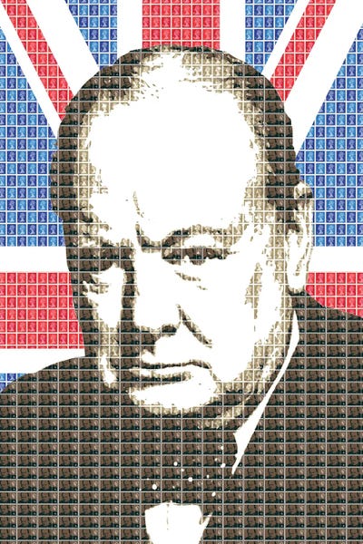 Gary Hogben: Churchill Union Jack by Gary Hogben