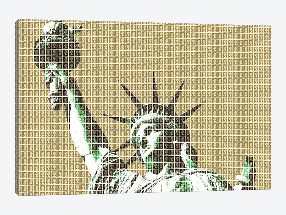 Liberty - Gold by Gary Hogben 1-piece Canvas Art