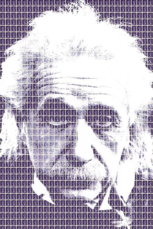 Einstein Purple by Gary Hogben wall art