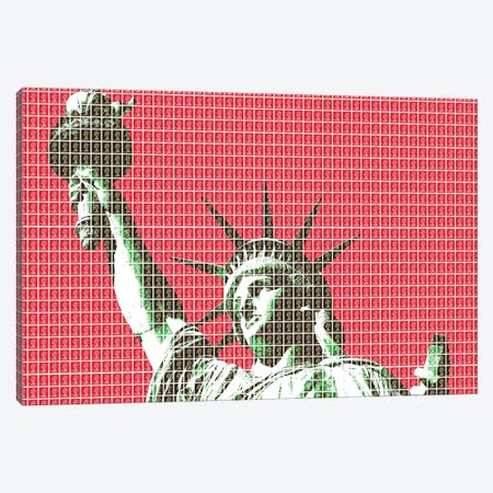 Liberty - Red Canvas Print #GHO132} by Gary Hogben Canvas Artwork
