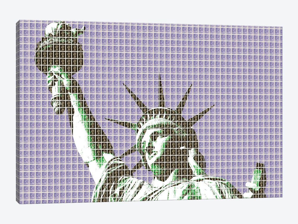 Liberty - Violet by Gary Hogben 1-piece Canvas Artwork