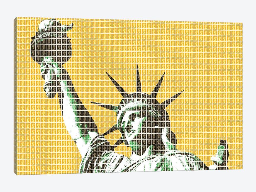 Liberty - Yellow by Gary Hogben 1-piece Canvas Art Print