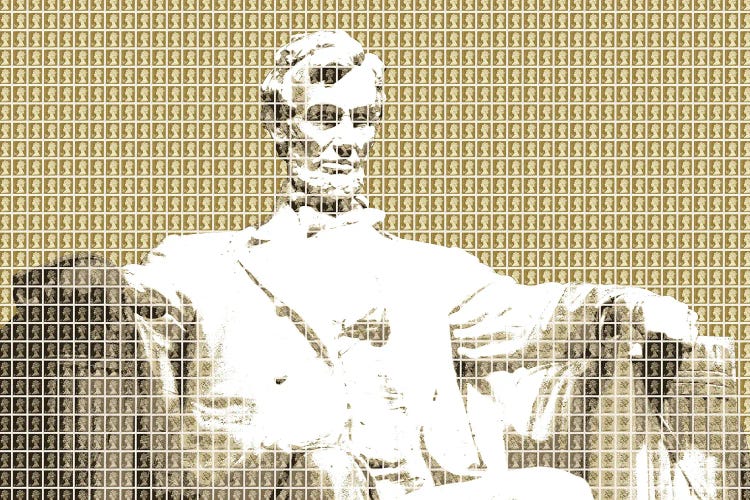 Lincoln Memorial - Gold