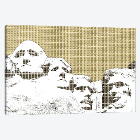 Rushmore - Gold Canvas Print #GHO138} by Gary Hogben Canvas Artwork