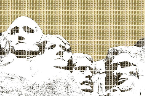 Gary Hogben: Rushmore - Gold by Gary Hogben