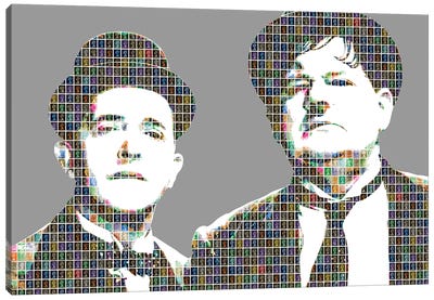 Stan and Ollie Canvas Art Print