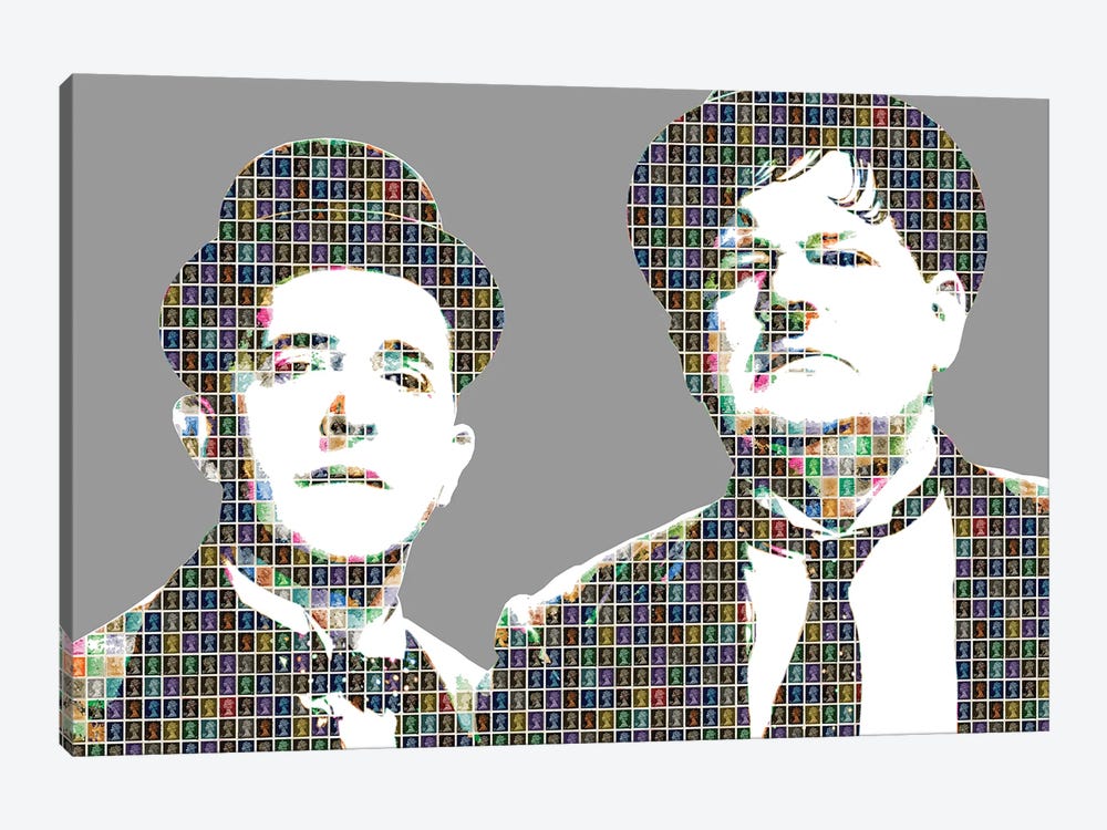 Stan and Ollie by Gary Hogben 1-piece Canvas Art
