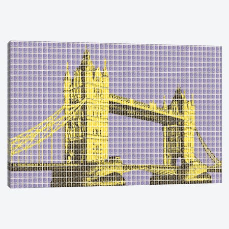 Tower Bridge - Violet Canvas Print #GHO142} by Gary Hogben Canvas Print