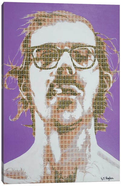 Chuck Close Canvas Art Print - Glasses & Eyewear Art