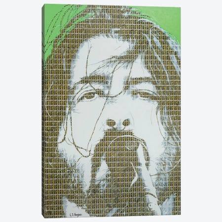 Dave Grohl Canvas Print #GHO150} by Gary Hogben Canvas Wall Art