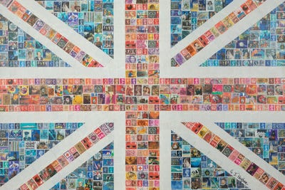 The Union Jack by Gary Hogben framed wall art