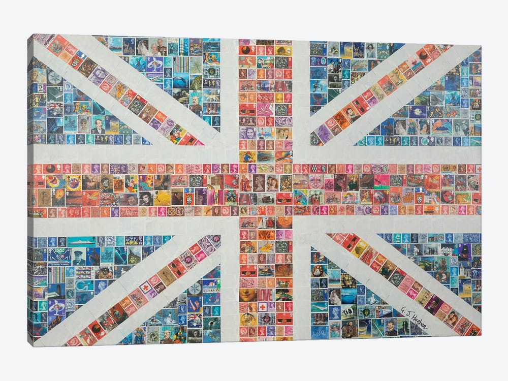 The Union Jack by Gary Hogben 1-piece Canvas Print