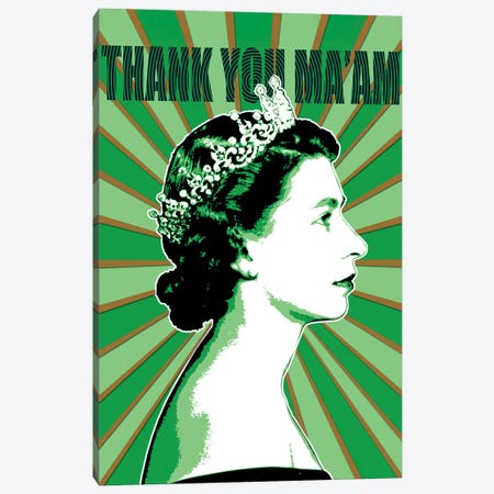 Thank You Ma'am - Green Canvas Print #GHO185} by Gary Hogben Canvas Wall Art