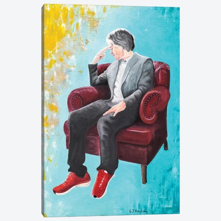 The Thinker Canvas Print #GHO198} by Gary Hogben Canvas Art