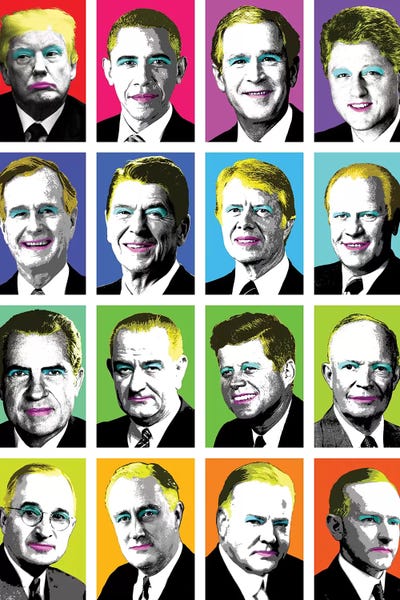 Gary Hogben: 16 Presidents by Gary Hogben