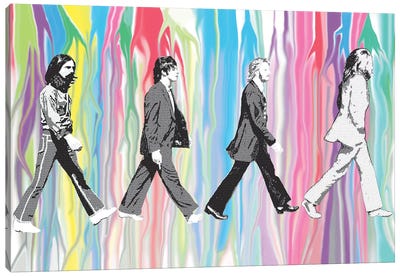 Beatles - Abbey Road Canvas Art Print - Best Selling Pop Culture Art