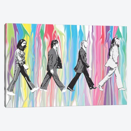 Beatles - Abbey Road Canvas Print #GHO3} by Gary Hogben Art Print