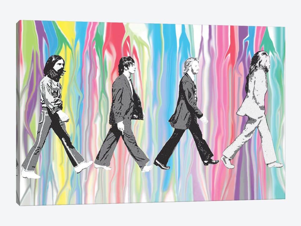 Beatles - Abbey Road by Gary Hogben 1-piece Canvas Artwork