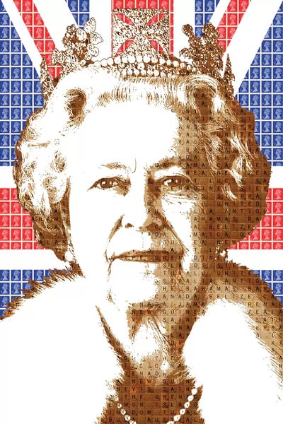 Crowns: Liz - Flag by Gary Hogben