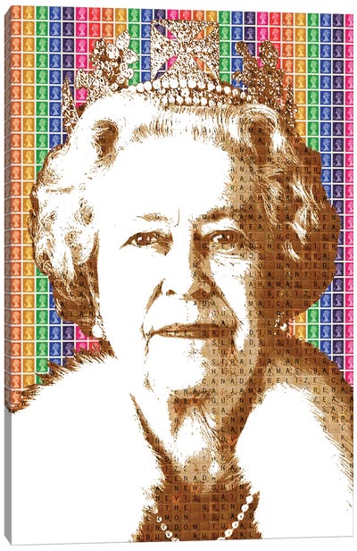 Liz - Rainbow Canvas Art Print - Royalty