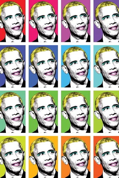 Gary Hogben: Marilyn Obama X 16 by Gary Hogben