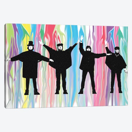 Beatles Help Canvas Print #GHO4} by Gary Hogben Canvas Art
