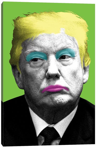 Marilyn Trump - Lime Canvas Art Print - Donald Trump