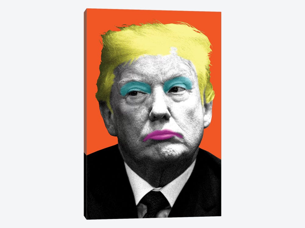 Marilyn Trump - Orange by Gary Hogben 1-piece Canvas Print