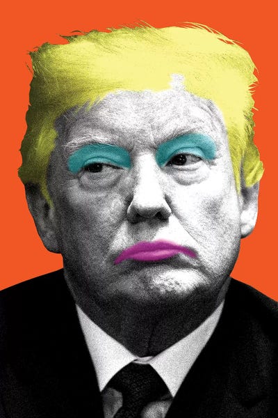 Gary Hogben: Marilyn Trump - Orange by Gary Hogben