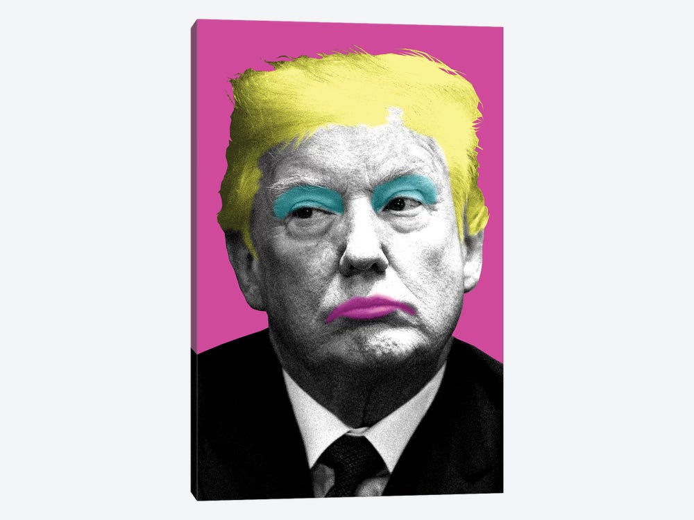 Marilyn Trump - Pink by Gary Hogben 1-piece Canvas Artwork