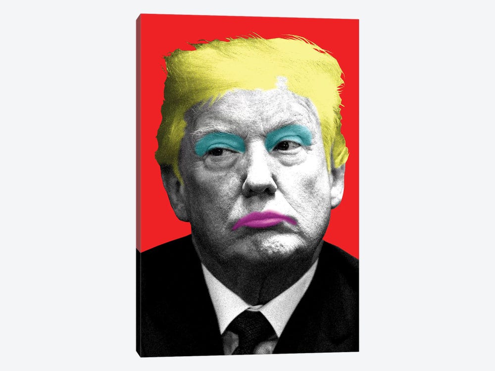 Marilyn Trump - Red by Gary Hogben 1-piece Canvas Art