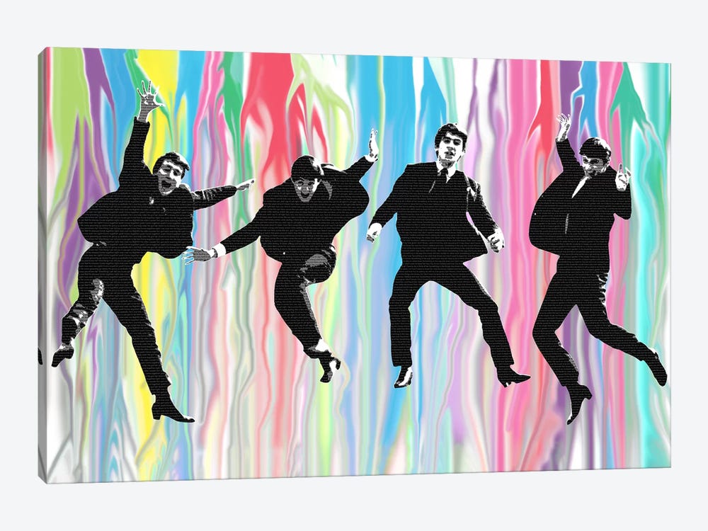 Beatles Jump by Gary Hogben 1-piece Canvas Wall Art