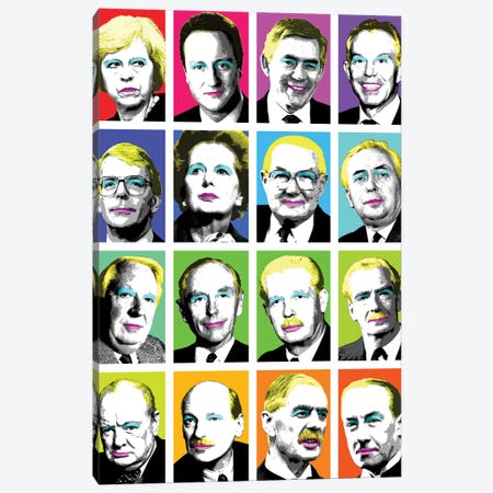 Prime Ministers X16 Canvas Print #GHO63} by Gary Hogben Canvas Print