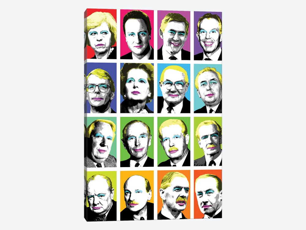 Prime Ministers X16 by Gary Hogben 1-piece Art Print
